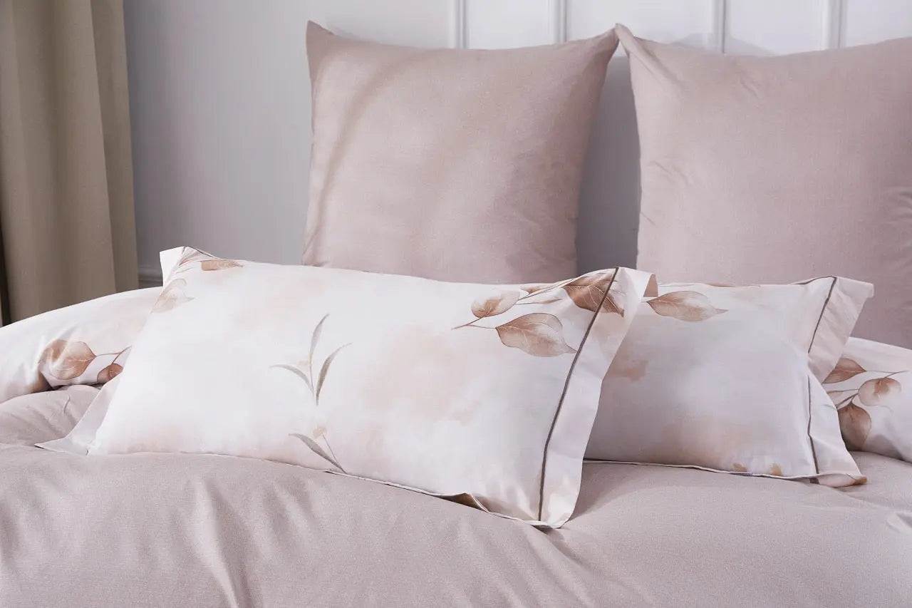 Munich duvet cover fabric close-up showing OEKO-TEX certification quality