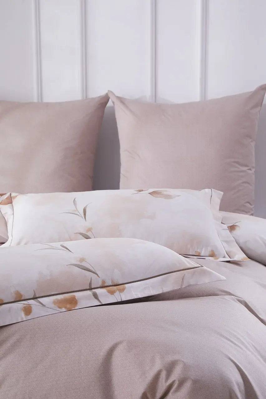 Munich floral duvet cover set creating elegant bedroom atmosphere